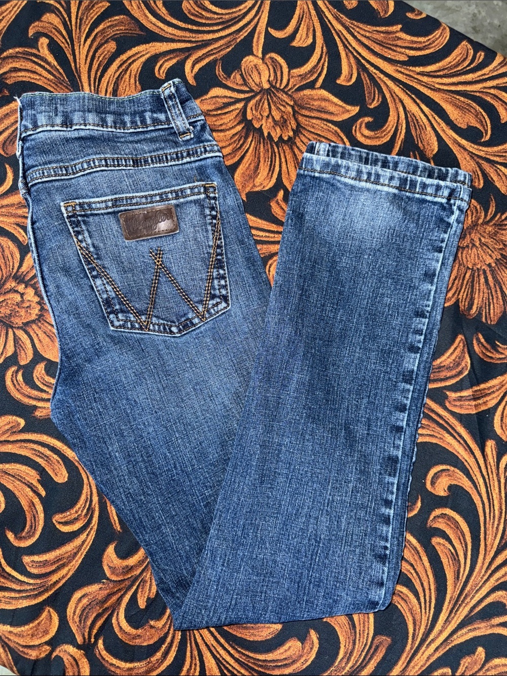 EUC Boys 12 Regular Wrangler Retro Slim Straight Jeans